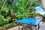 Enjoy outdoor ping pong in this beautiful tropical setting 